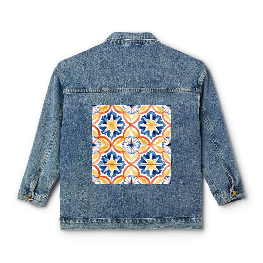Detailed Summer Ceramic Collection 001 Classic Women's Denim Jackets