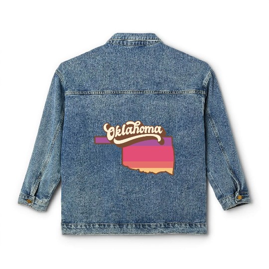 Oklahoma Retro USA Classic Women's Denim Jackets