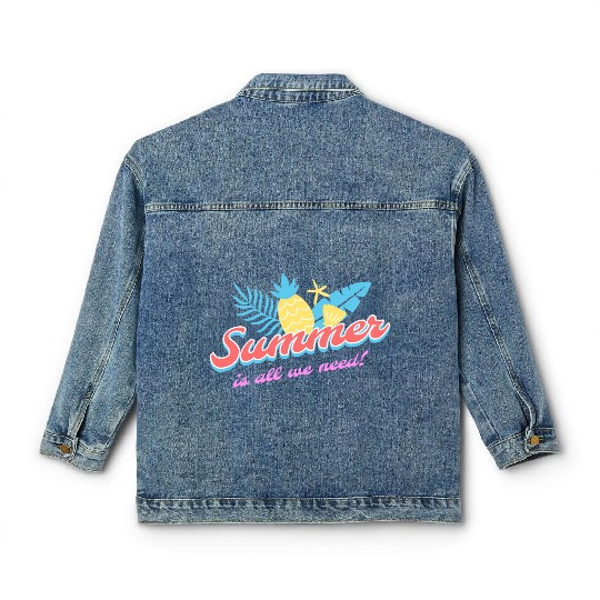 Summer is all we need tumblr Classic Women's Denim Jackets
