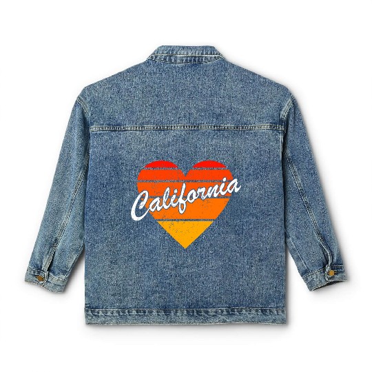 California Family Vacation 70S 80S Classic Women's Denim Jackets
