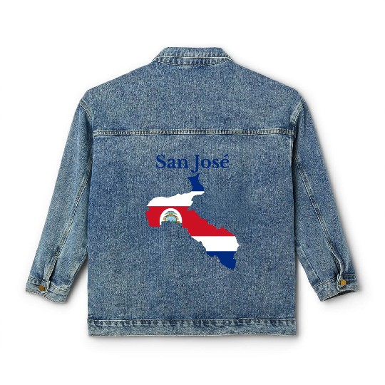 San Jose Province Costa Rica Classic Women's Denim Jackets