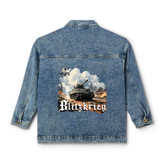 World War 2 Blitzkrieg Classic Women's Denim Jackets