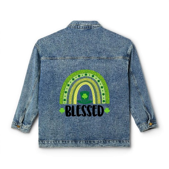Blessed St Patricks Classic Women's Denim Jackets