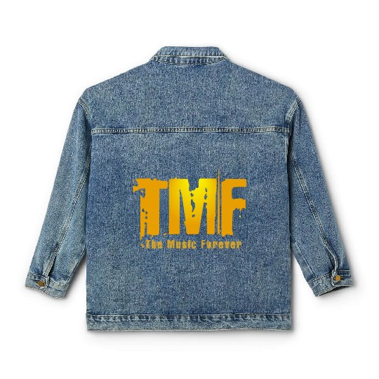 TMF Gold Logo Classic Women's Denim Jackets