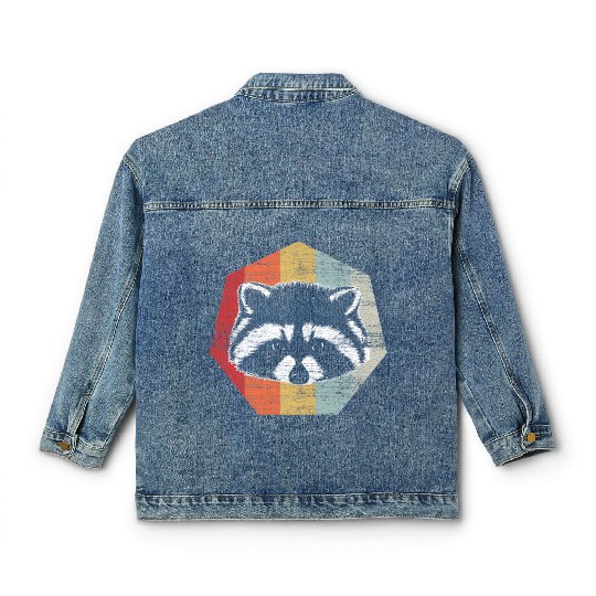 Ra Rac Trash Panda Classic Women's Denim Jackets