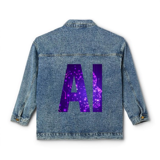 AI Artificial Intelligence Classic Women's Denim Jackets