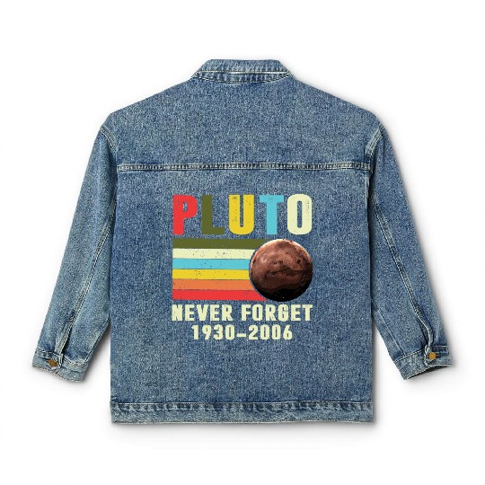 Pluto Never Forget 1930 2006 Classic Women's Denim Jackets