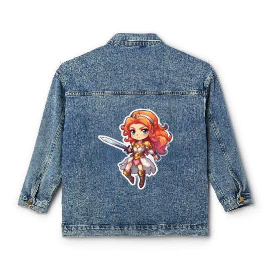 Warrior Princess Adventure Classic Women's Denim Jackets