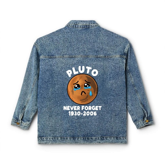 Pluto Never Forget 1930 2006 Classic Women's Denim Jackets