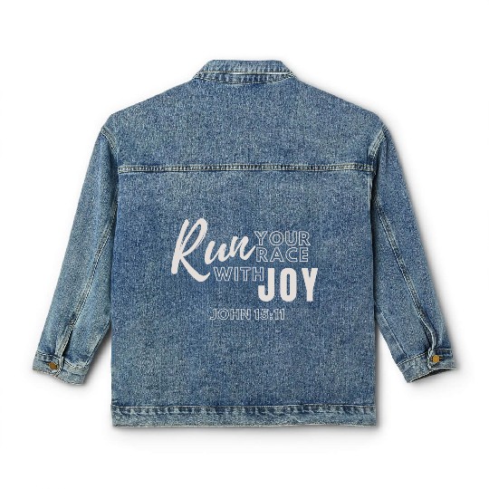 Run Your Race with Joy Classic Women's Denim Jackets