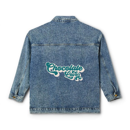 Chocolate Lover Retro Vintage Classic Women's Denim Jackets