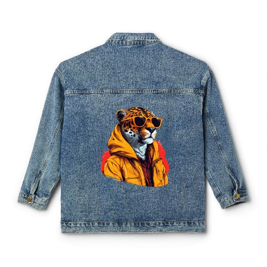 Street Style Cheetah | Cheetah Lovers Classic Women's Denim Jackets