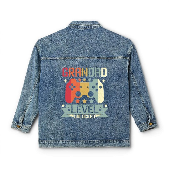GRANDAD LEVEL UNLOCKED Classic Women's Denim Jackets