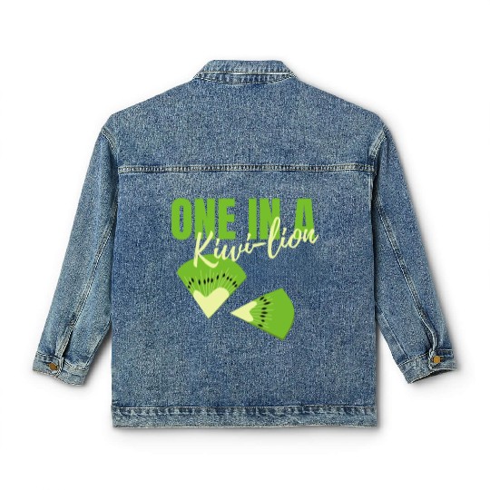 One In A Kiwi Lion Classic Women's Denim Jackets