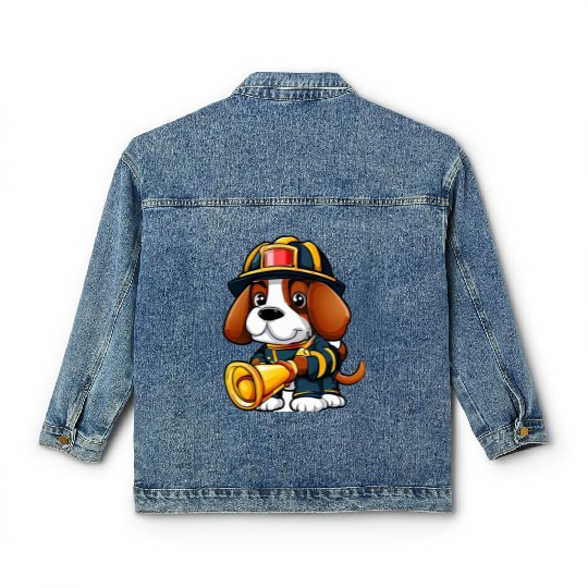 Beagle Puppy - Cooper Classic Women's Denim Jackets