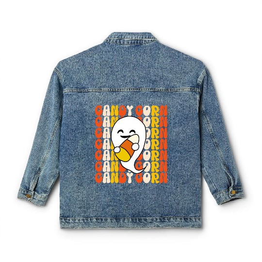 Spooky Candy Corn Costume Classic Women's Denim Jackets for Children