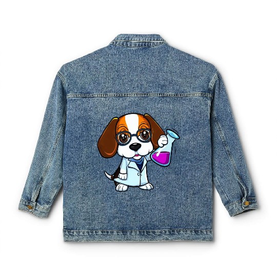 Beagle Puppy - Dexter Classic Women's Denim Jackets