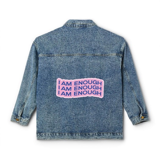 i am enough Classic Women's Denim Jackets