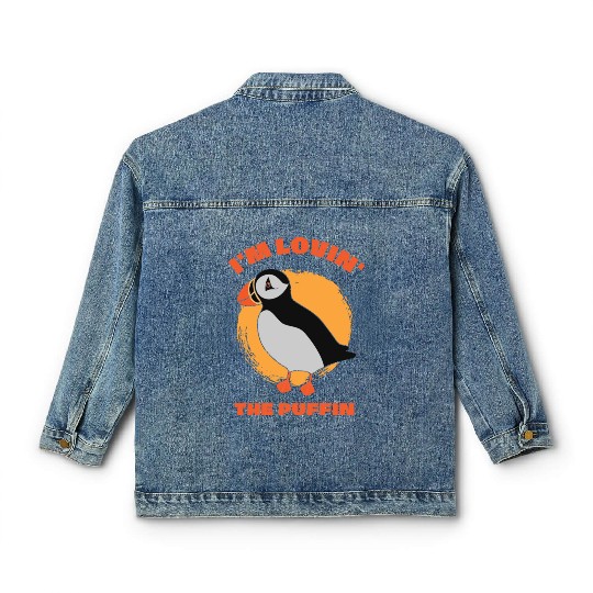 Lovin The Puffin Bird Lover Puffins Classic Women's Denim Jackets