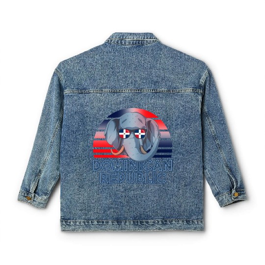 Dominican Republic Classic Women's Denim Jackets