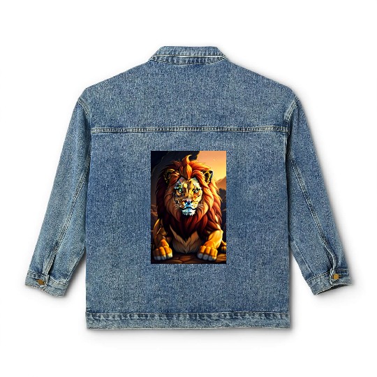 the lion king Classic Women's Denim Jackets