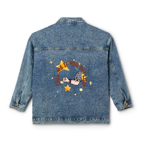 Call Me If You Get Lost Classic Women's Denim Jackets, Hip Hop, Rap, Golf