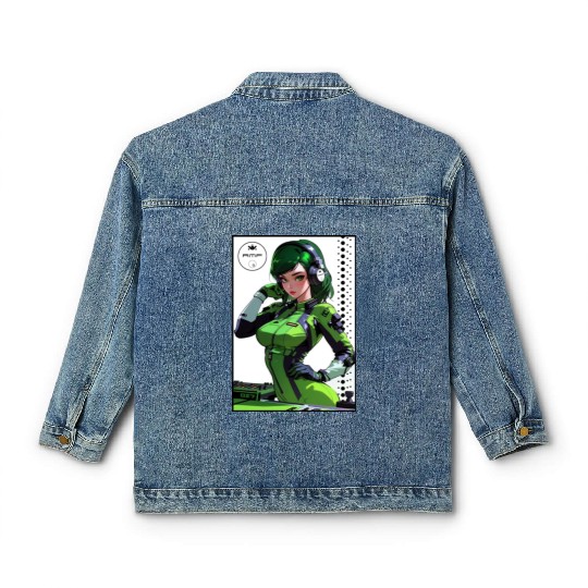 Sexy DJ Pin Up 004 Classic Women's Denim Jackets