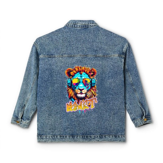 Beast Lion2 Classic Women's Denim Jackets