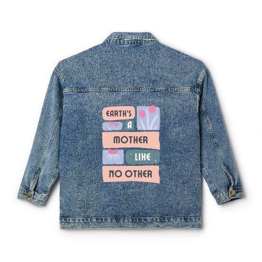 Protect Mother Earth Save The Planet Classic Women's Denim Jackets