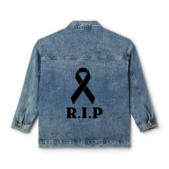 Rest in peace RIP Classic Women's Denim Jackets