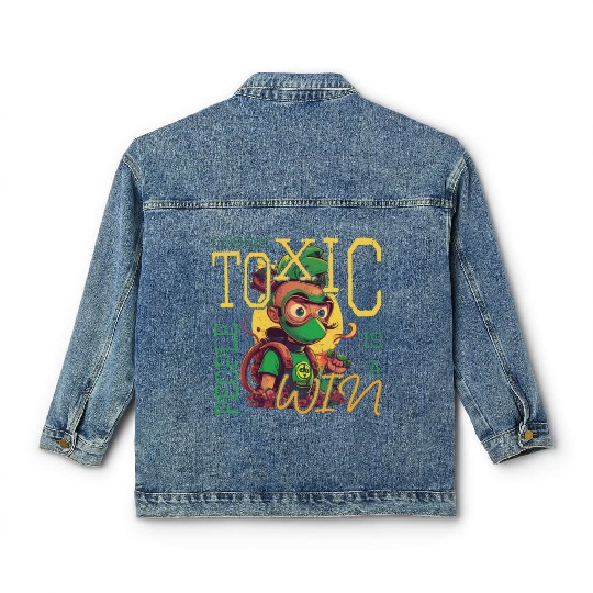 losing toxic people is a win Classic Women's Denim Jackets
