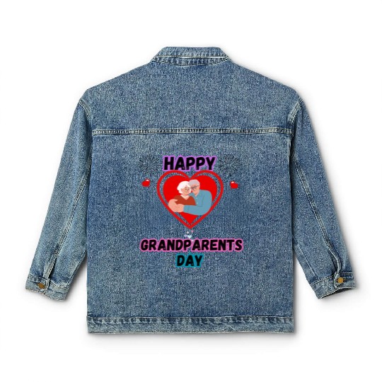 Happy Grandparents Day Classic Women's Denim Jackets