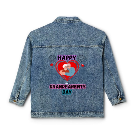 Happy Grandparents Day Classic Women's Denim Jackets