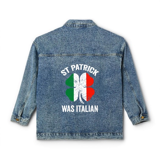 st patrick's day was italian Classic Women's Denim Jackets