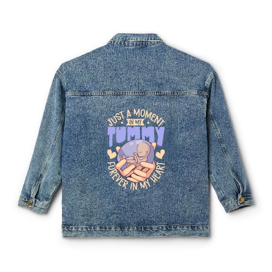 Infant Loss Miscarriage Awareness Pregnancy Loss Classic Women's Denim Jackets