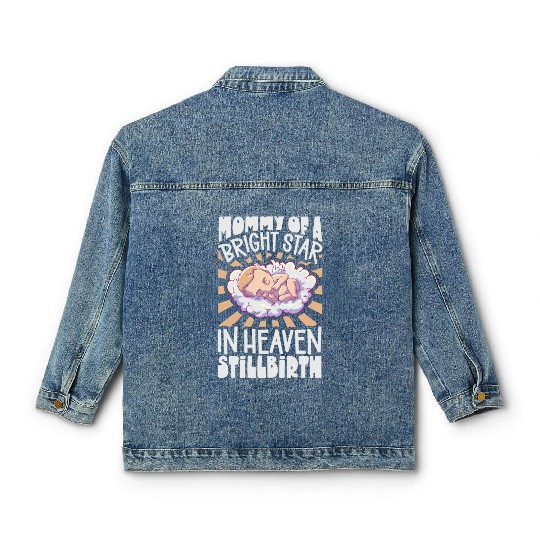 Infant Loss Miscarriage Awareness Pregnancy Loss Classic Women's Denim Jackets