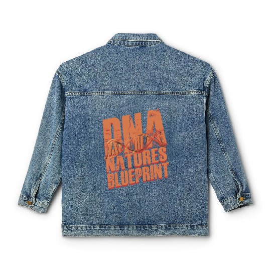 DNA: Nature's Blueprint - Biology Classic Women's Denim Jackets