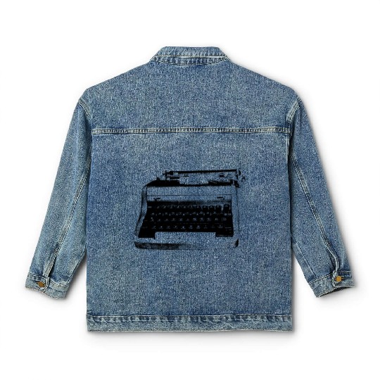 Type writer Classic Women's Denim Jackets