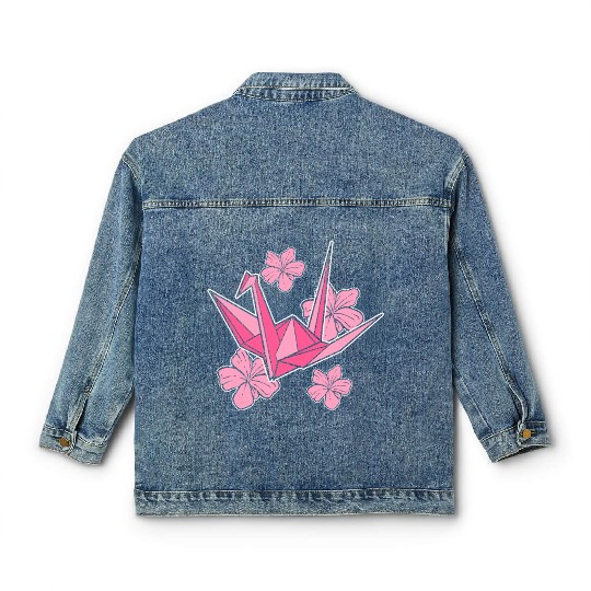Sakura Origami Artisan Classic Women's Denim Jackets
