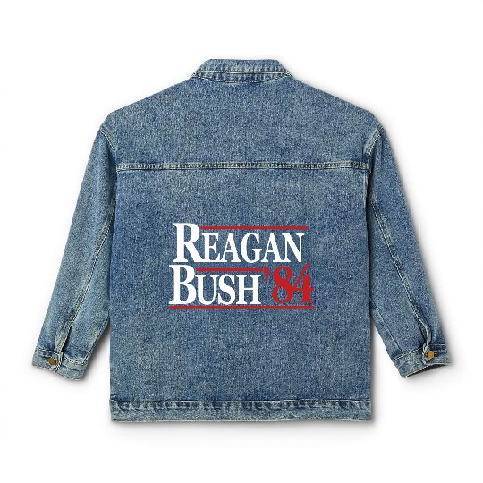 Reagan Bush 1984 V2 Classic Women's Denim Jackets