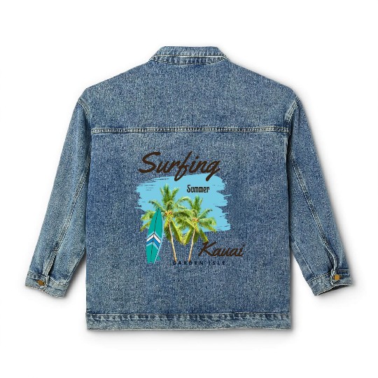 Kauai Surfing Classic Women's Denim Jackets