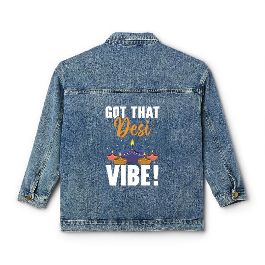 Happy Diwali Diwali Festival Indian Hindu Hinduism Classic Women's Denim Jackets