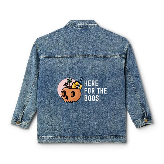 halloween 2 white Classic Women's Denim Jackets
