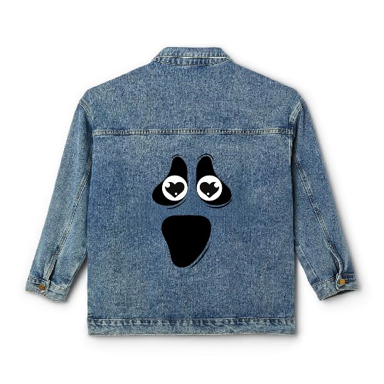 Cute Inlove Ghost Face Classic Women's Denim Jackets
