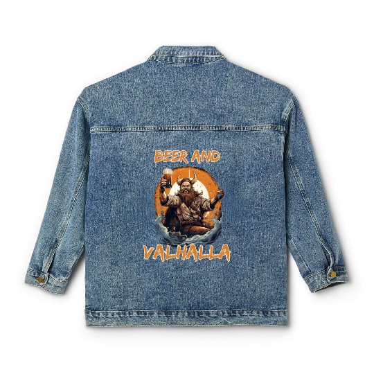 Viking World Tour Vikings Valhalla Odin for a Men Classic Women's Denim Jackets