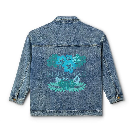Lahaina in my Heart Classic Women's Denim Jackets
