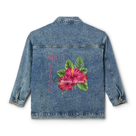 Malama Lahaina: Maui Strong 2 Classic Women's Denim Jackets