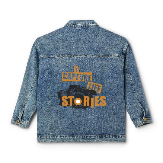 I CAPTURE LIFE STORIES Photography For Photographe Classic Women's Denim Jackets