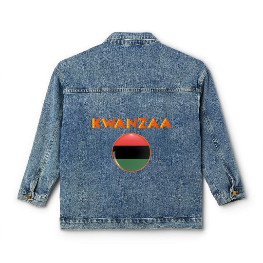 Kwanzaa's Cultural Tapestry, Songs, Dances, Drums. Classic Women's Denim Jackets
