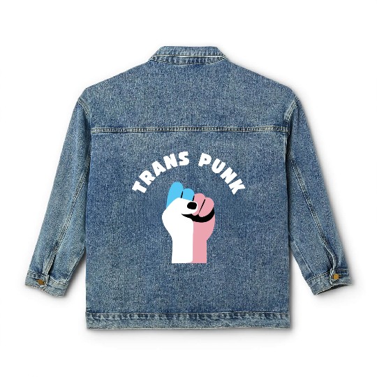 Trans Punk Transgender Pride Classic Women's Denim Jackets